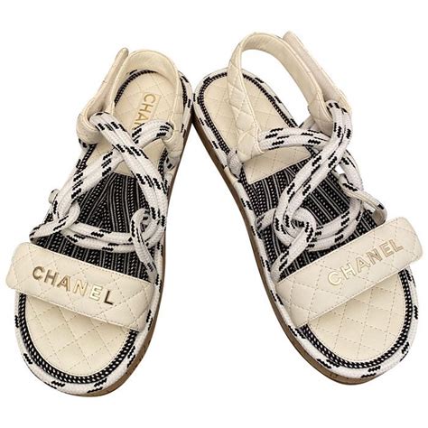 sandali ferragni chanel|Chanel kid sandals.